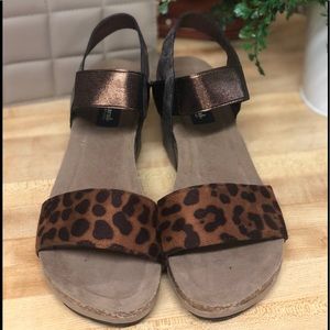 New Natural Reflections Wedge Shoes.